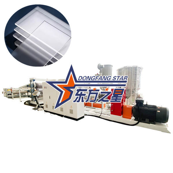 PMMA plåtextruderingsmaskin 1500 1-6mm